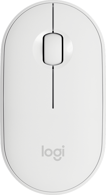 Logitech Pebble Wireless Bluetooth Mouse - I345 - White